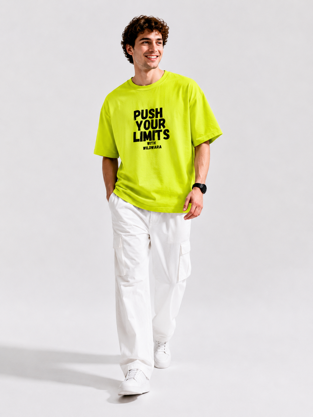 Push Your Limits – Lightweight Oversized T-Shirt