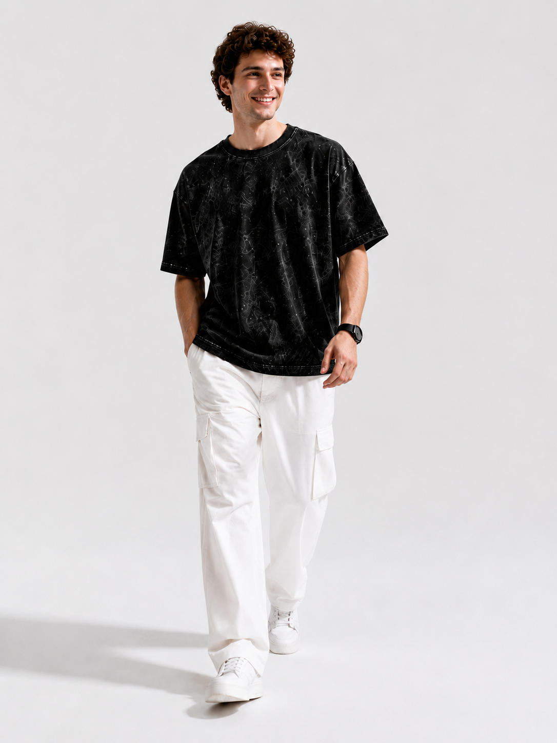Pack of 2 - Soft Oversized Shaded T-Shirts