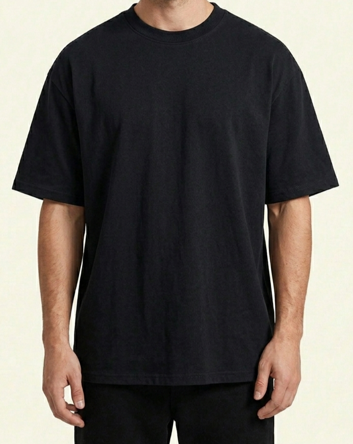 ULTRA SOFT OVERSIZED SOLID PLAIN T SHIRTS