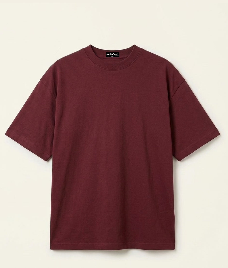 ULTRA SOFT OVERSIZED SOLID PLAIN T SHIRTS