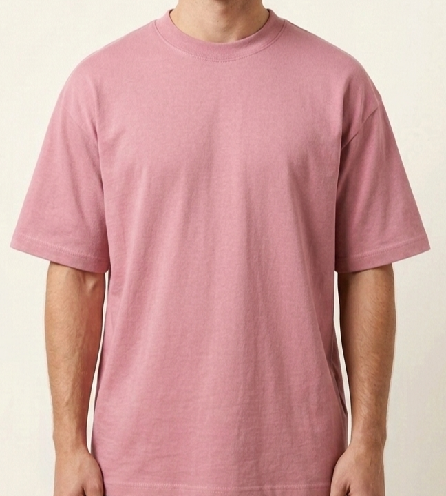 ULTRA SOFT OVERSIZED SOLID PLAIN T SHIRTS