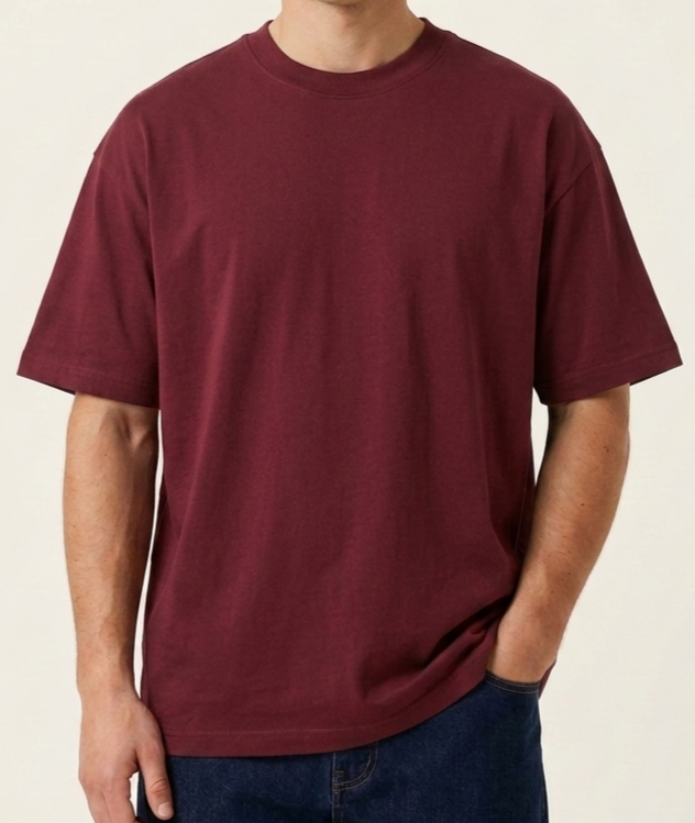 ULTRA SOFT OVERSIZED SOLID PLAIN T SHIRTS