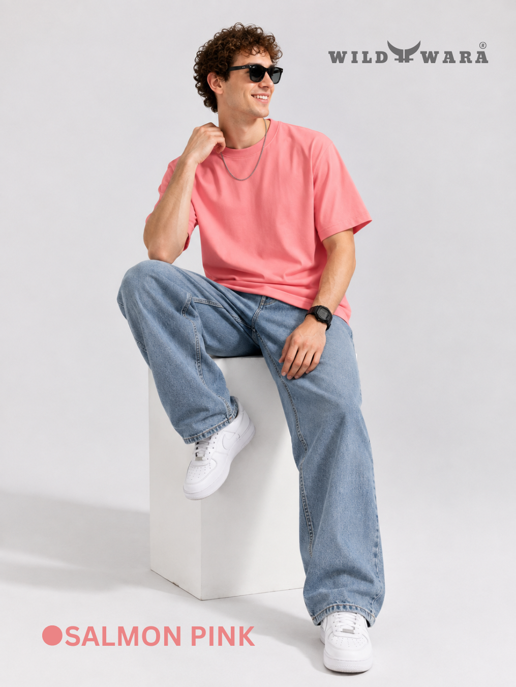 Pure Cotton Regular Fit Plain T-Shirt