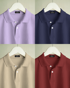 Combo Pack of 4 - Collar T-Shirts
