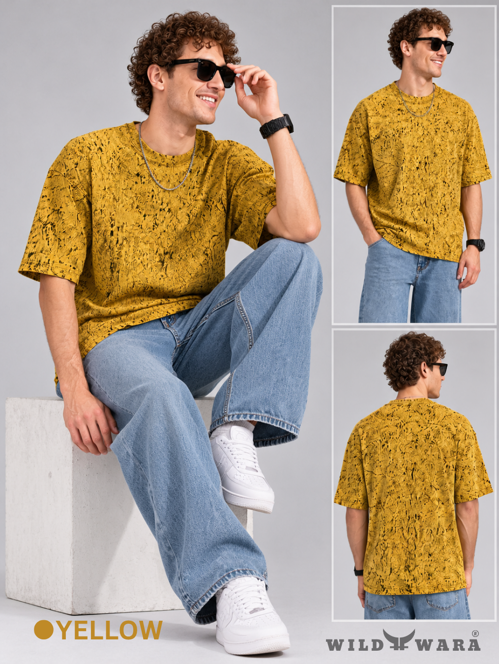 Shaded Soft Oversized T-Shirts