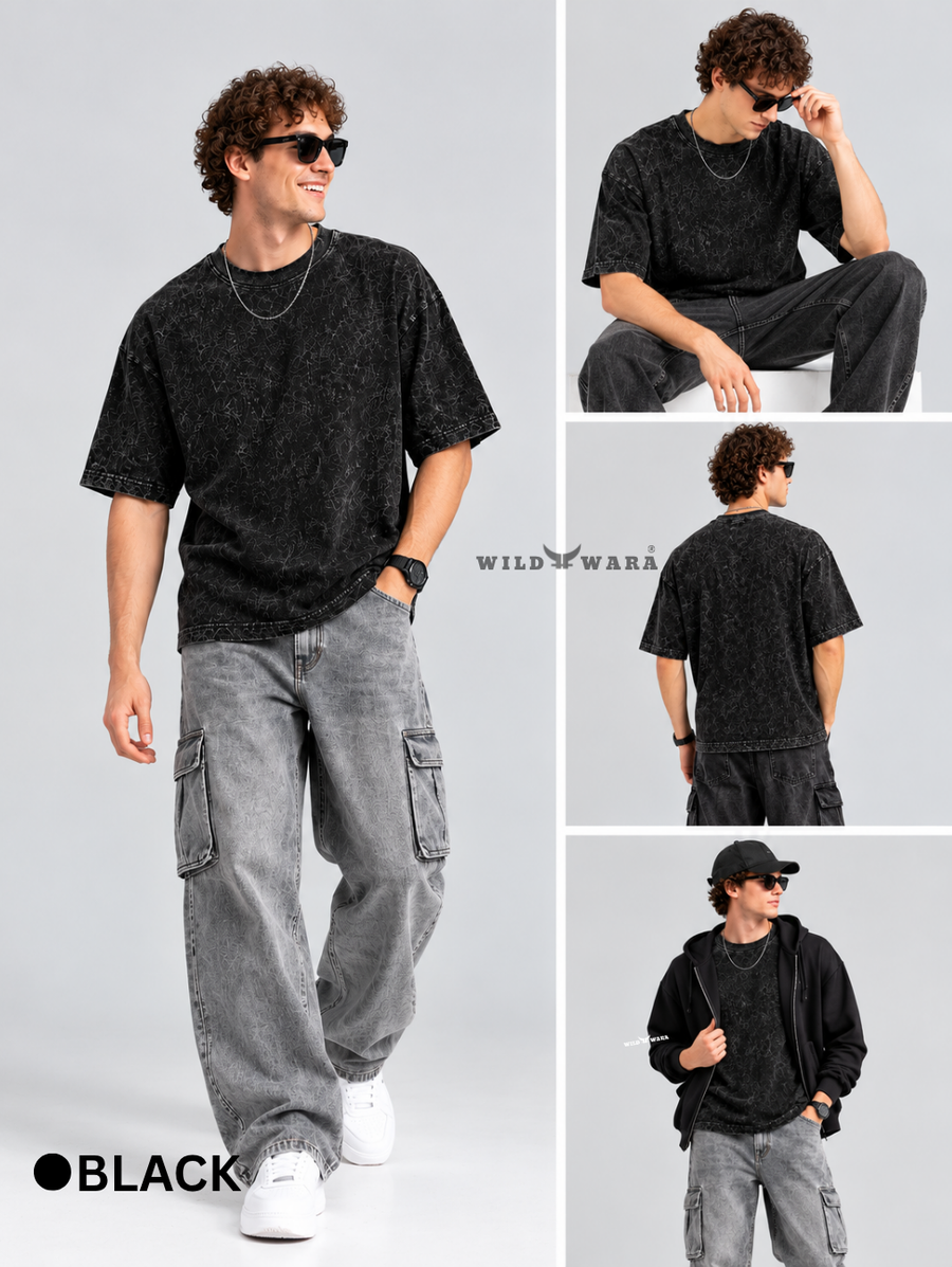 Pack of 2 - Shaded Soft Oversized T-Shirts