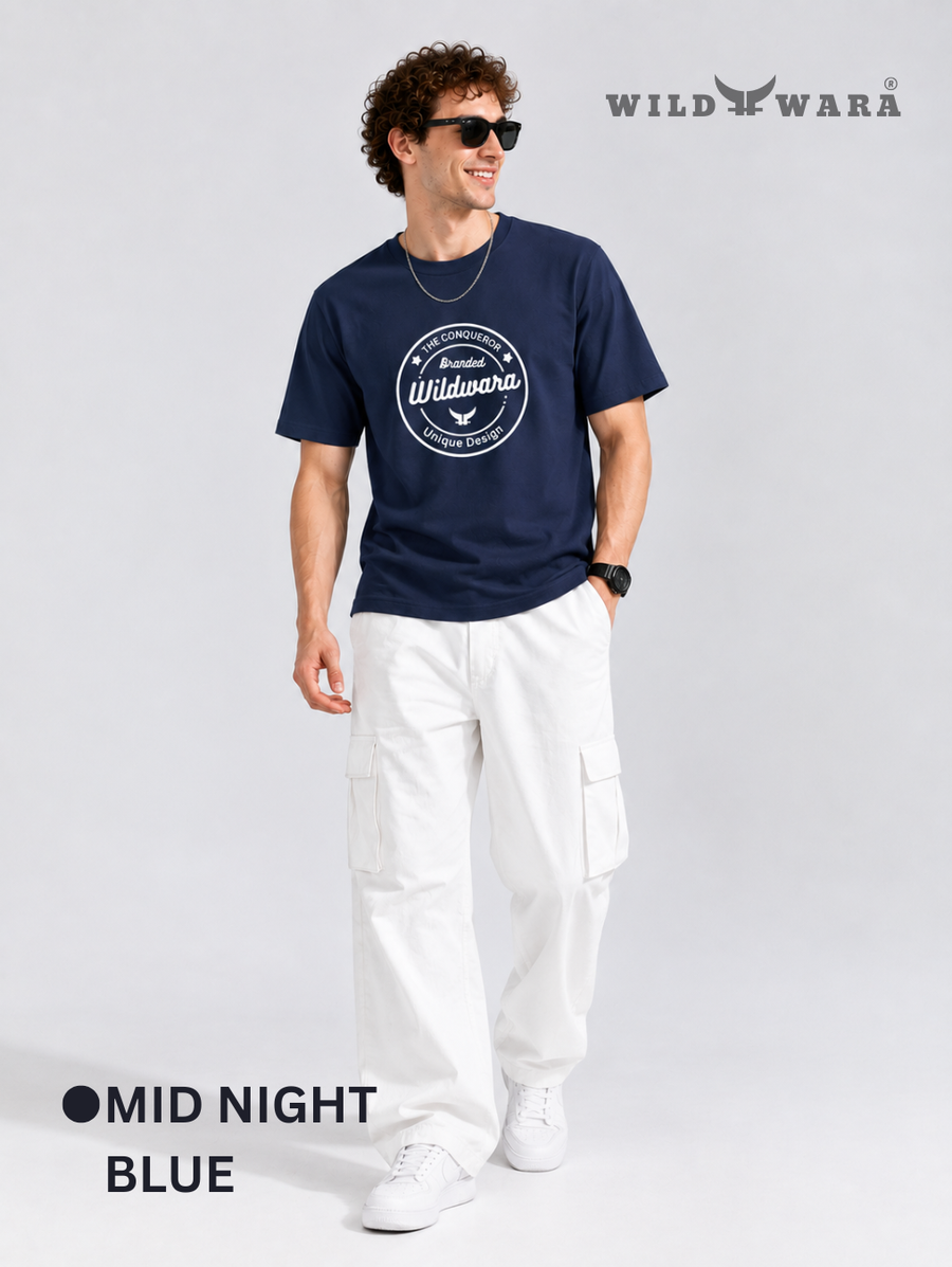 Pack of 4 - Cotton Regular Fit Printed T-Shirts
