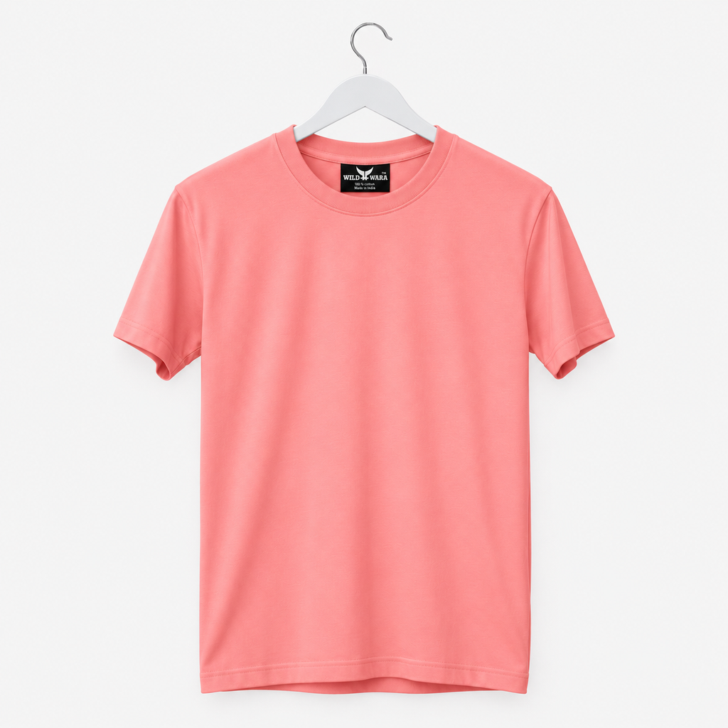 Combo Pack of 4 - Regular Fit Round Neck T-Shirts